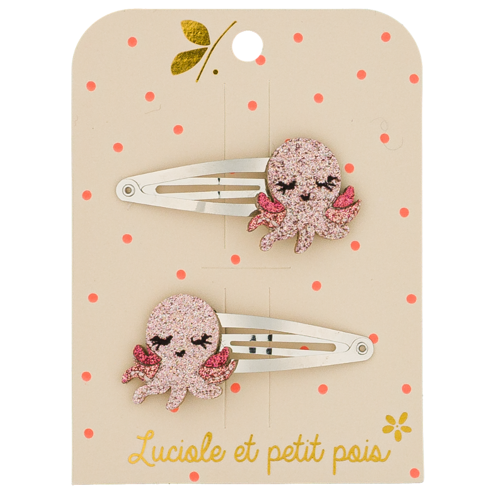 Barrettes Otty la pieuvre
