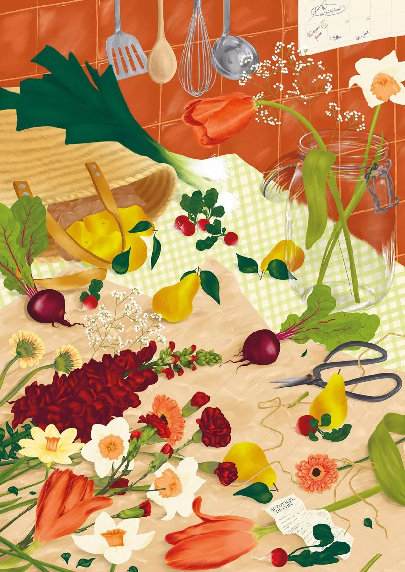 Le retour du marché Puzzle 1000 pcs