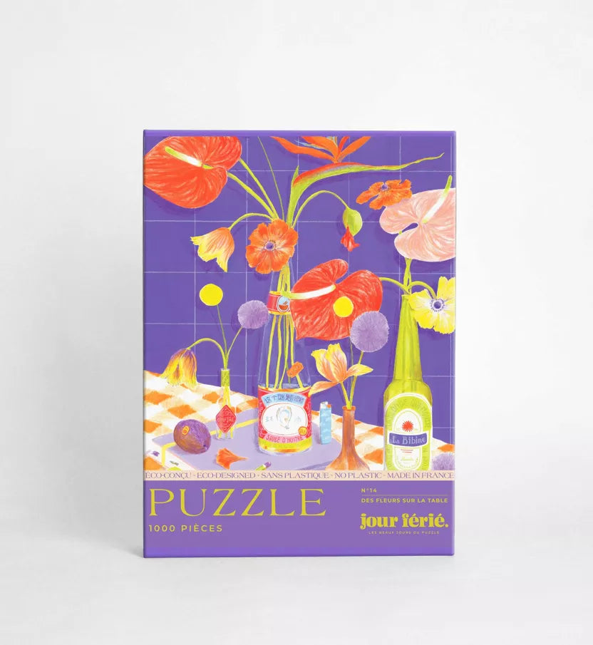 Des fleurs sur la table puzzle 500 pcs