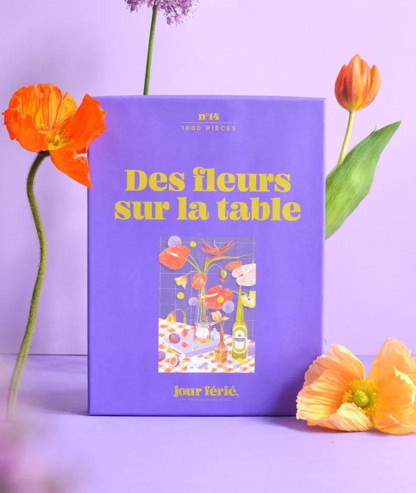 Des fleurs sur la table puzzle 500 pcs