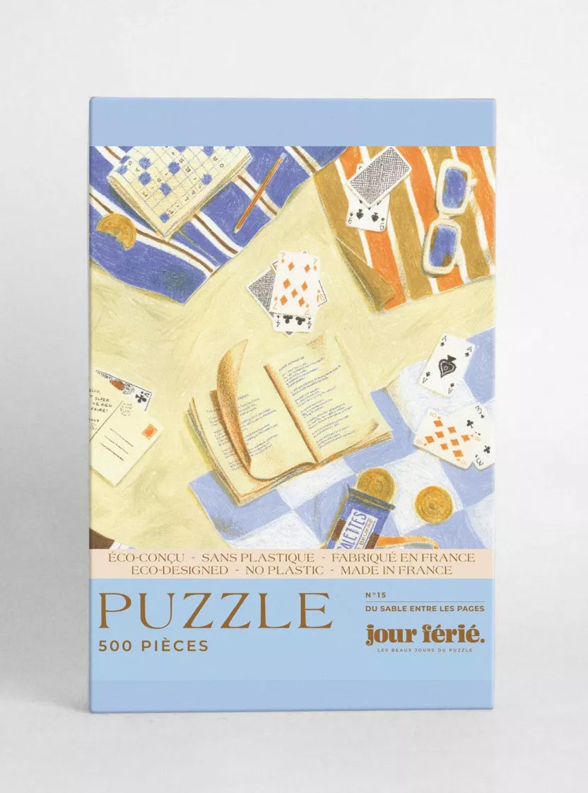 Du sable entre les pages puzzle 500 pcs