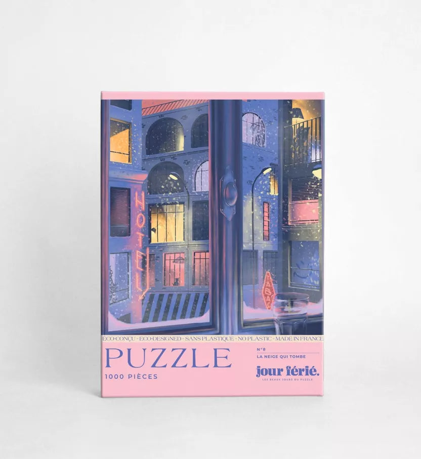 La neige qui tombe XL puzzle 1000 pcs