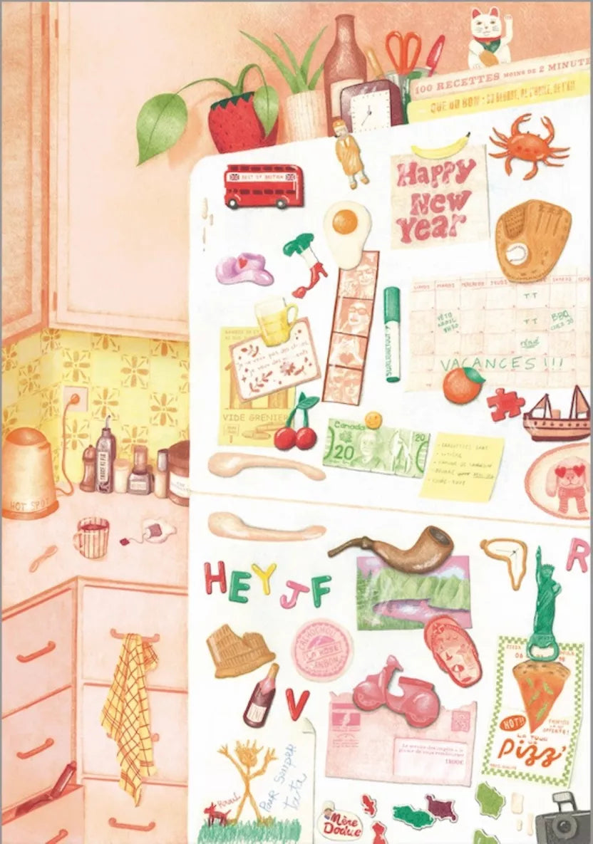 La porte du frigo Puzzle 1000 pcs