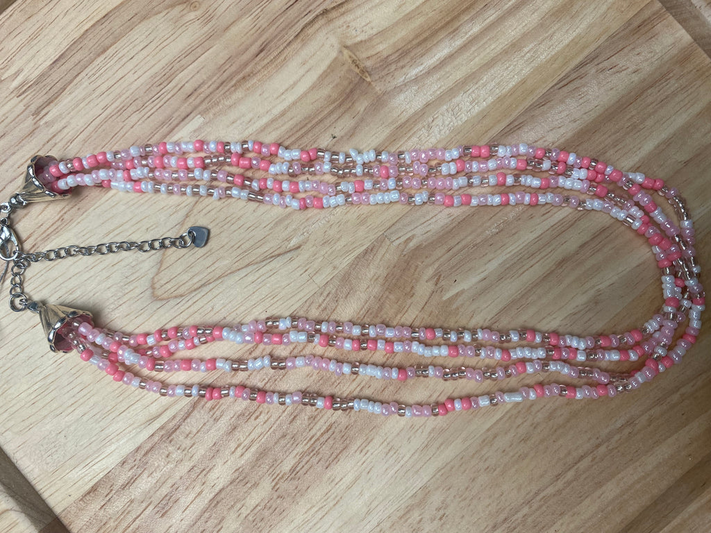 Collier Fraise givrée