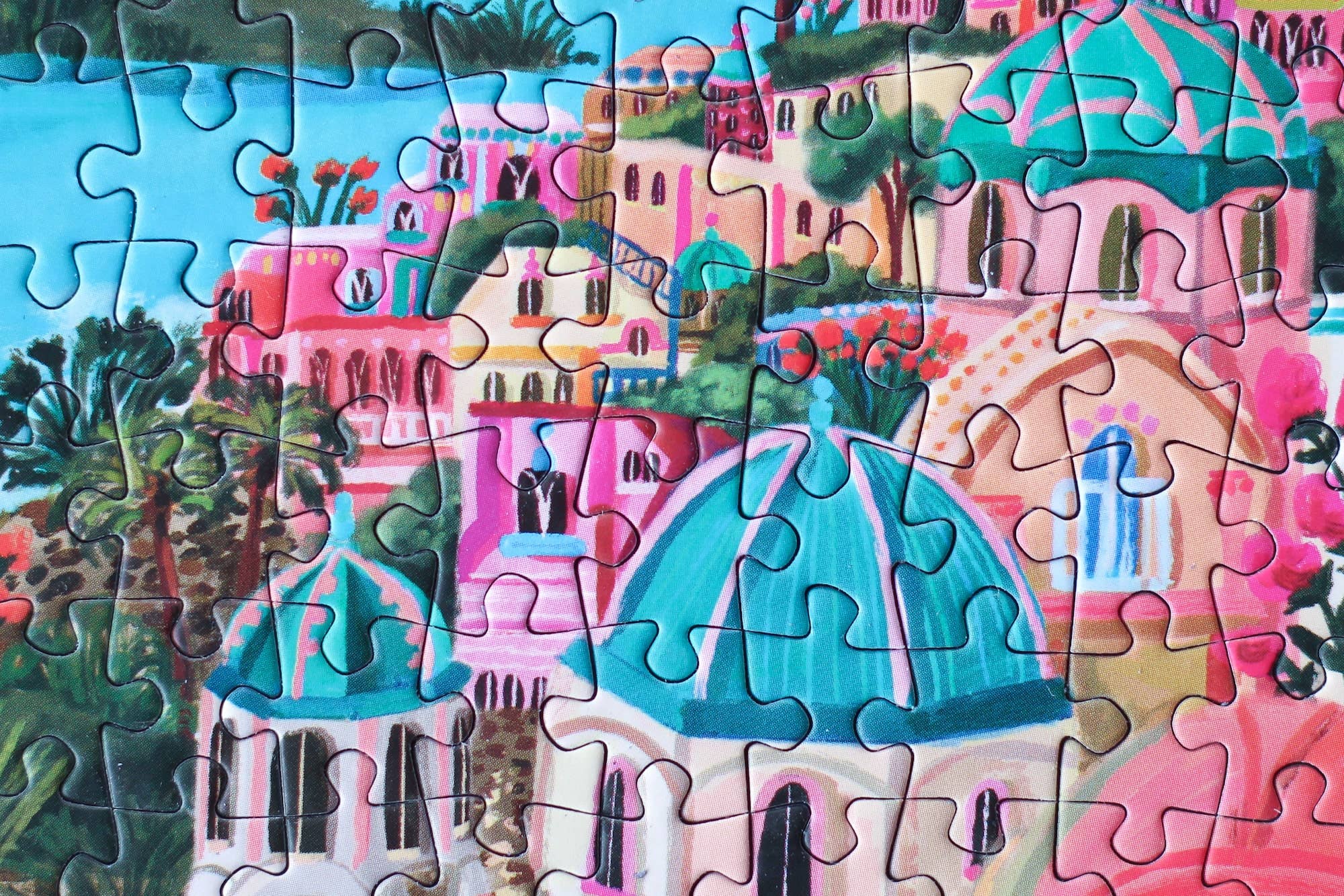 Mini puzzle Santorini Sun, 99 pièces
