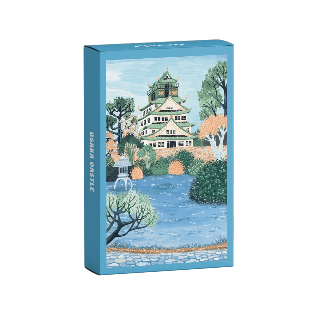 Mini puzzle Château d'Osaka, 99 pièces