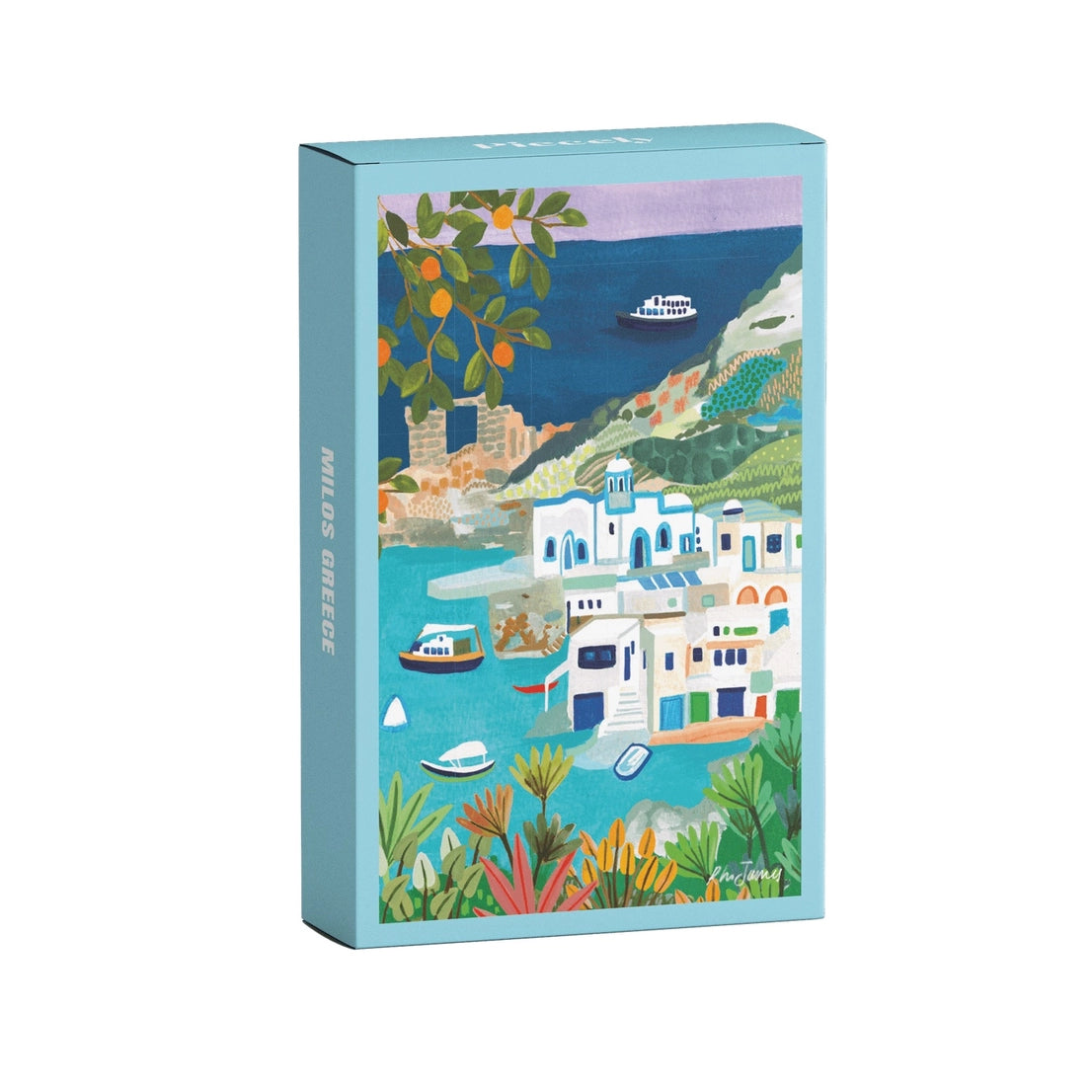 Mini puzzle Milos en Grèce, 99 pièces