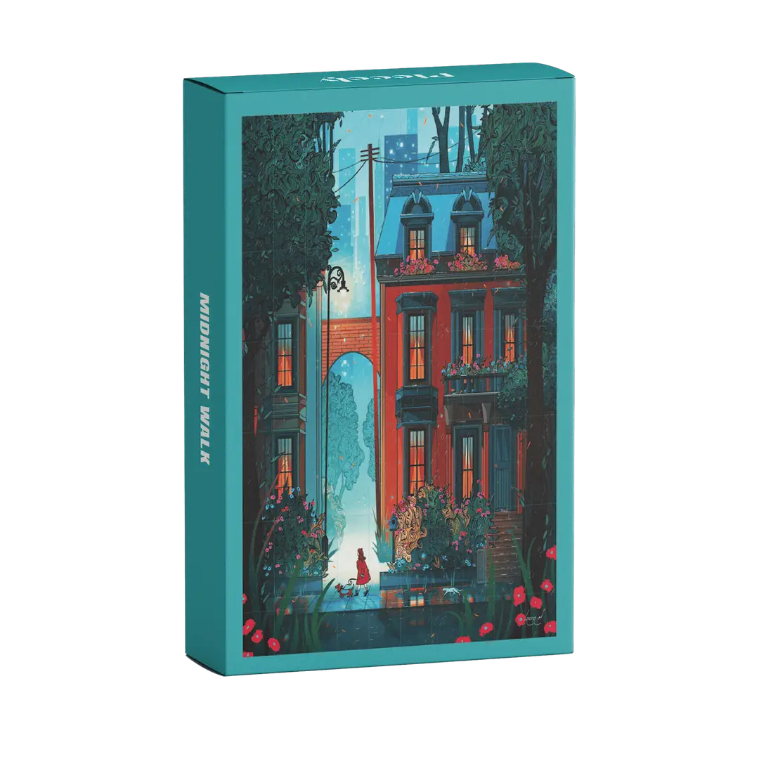 Mini-puzzle Promenade de minuit, 99 pièces